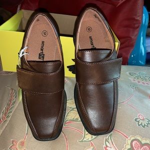 Brown Boys Dress Shoes
